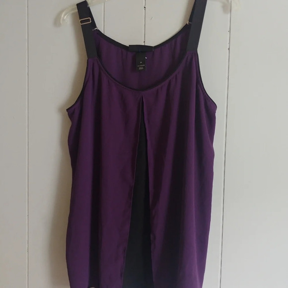 Lane bryant sleeveless top size 20 Purple/ Black - Picture 1 of 5
